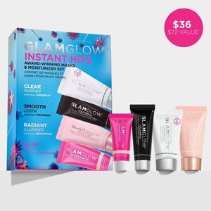 Brand New (NIB!) Glam Glow “Instant Hits” Masks Boxed Set ($72 Value) Award